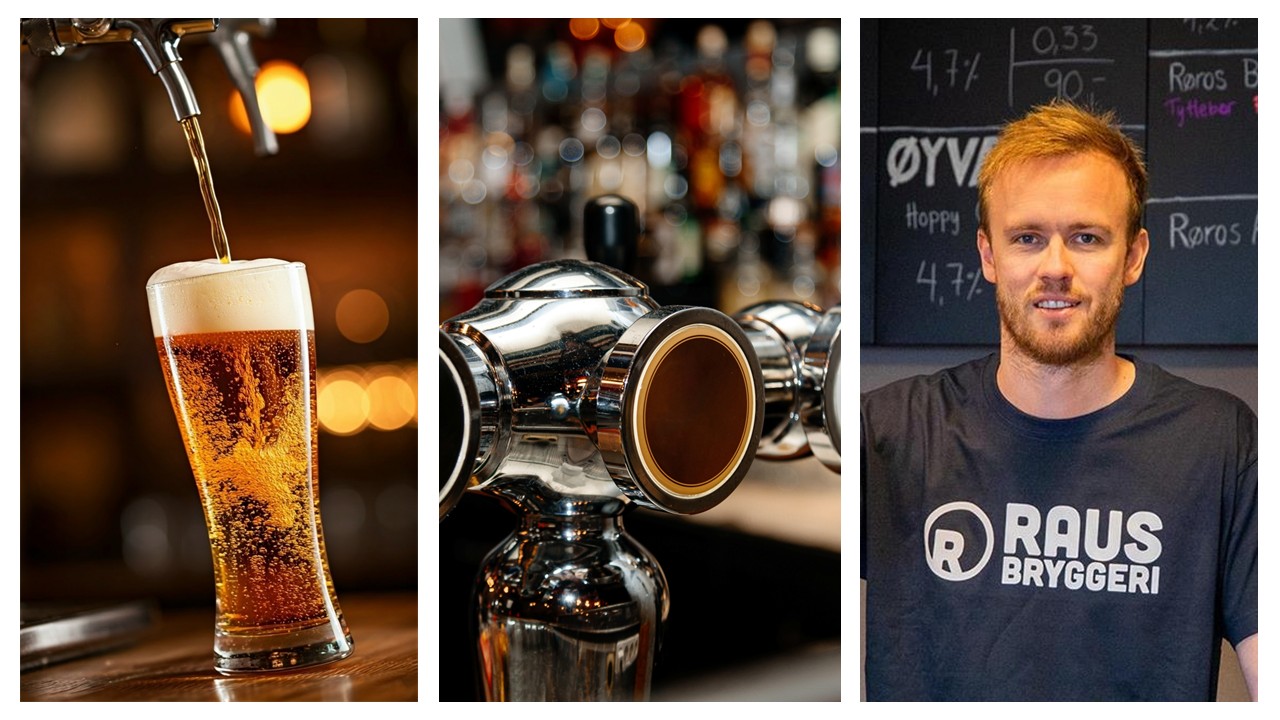 Ølsmaking i RAUS Bryggeri