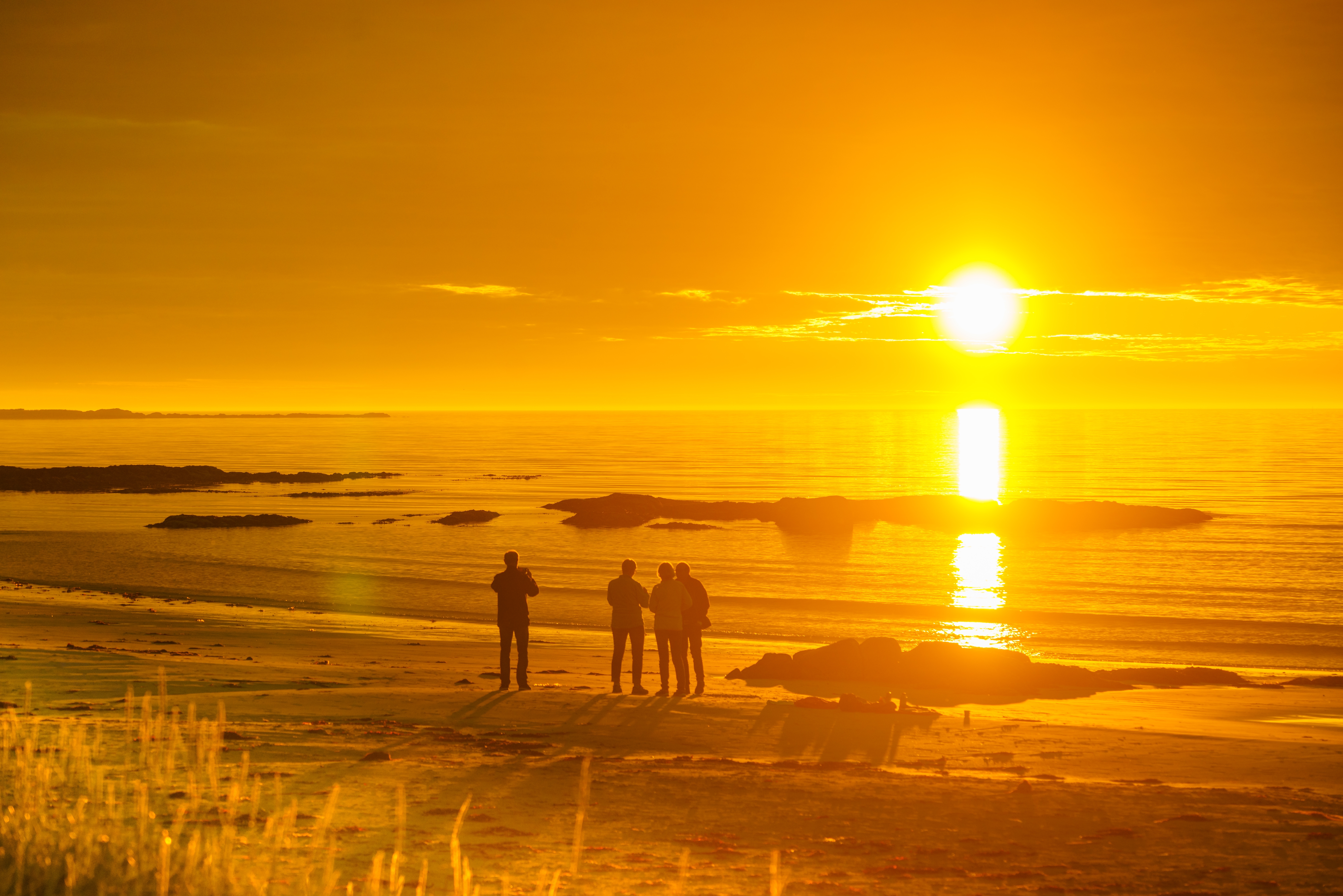 Midnattsol  Herøy, råeste kveldsopplevelse