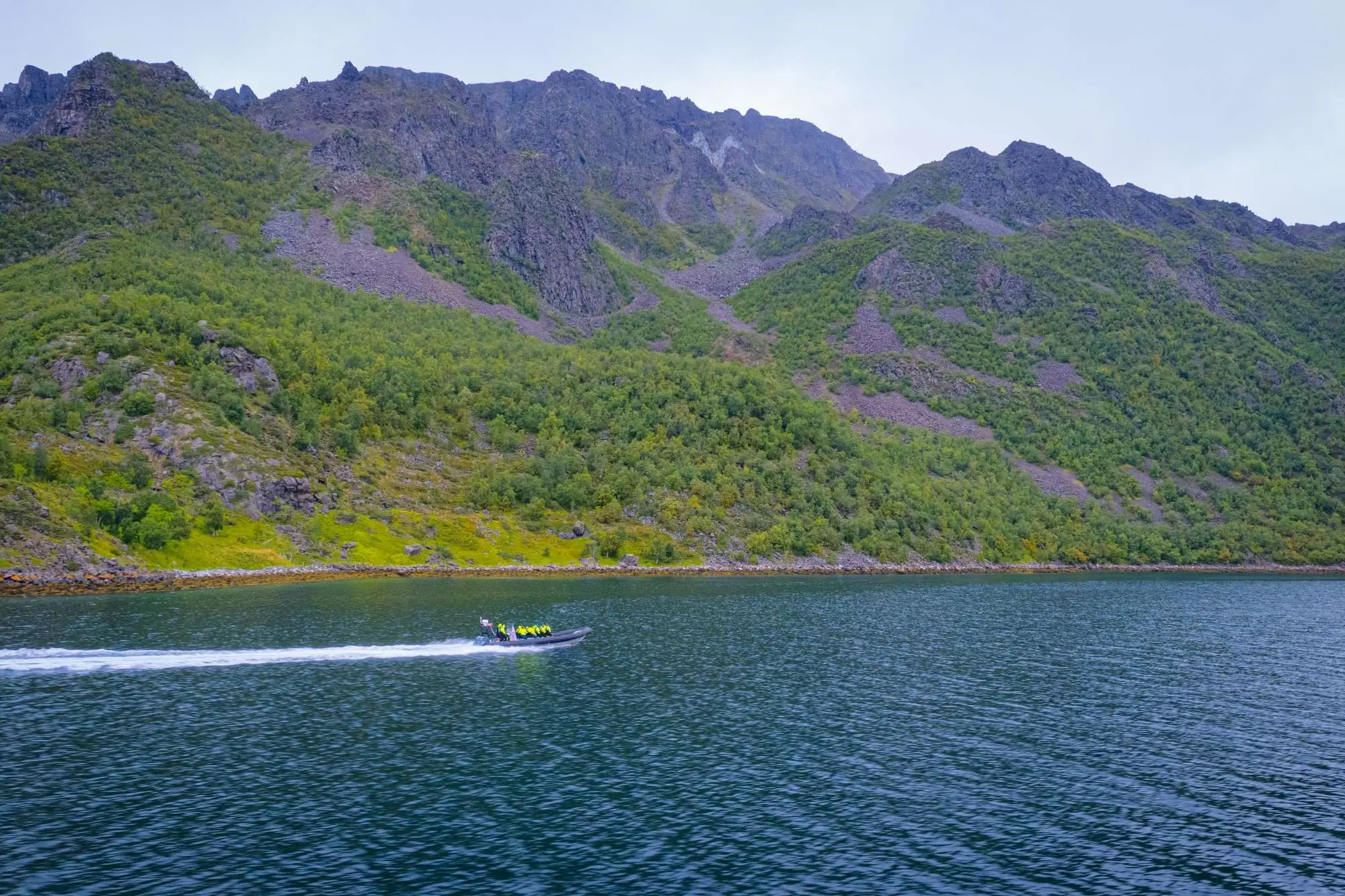 RIB-ekspedisjon til seiland nasjonalpark