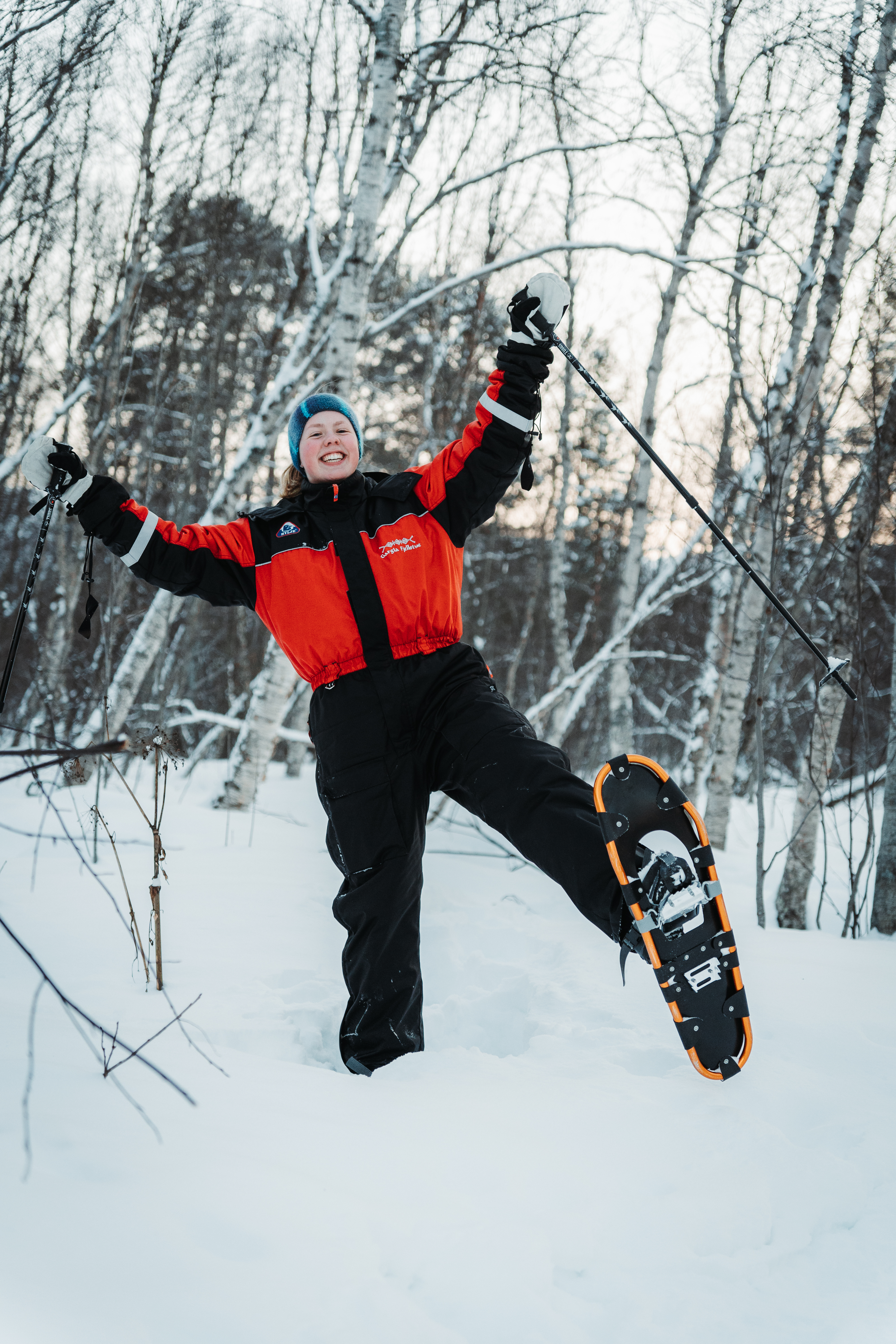 Easy snowshoe adventure