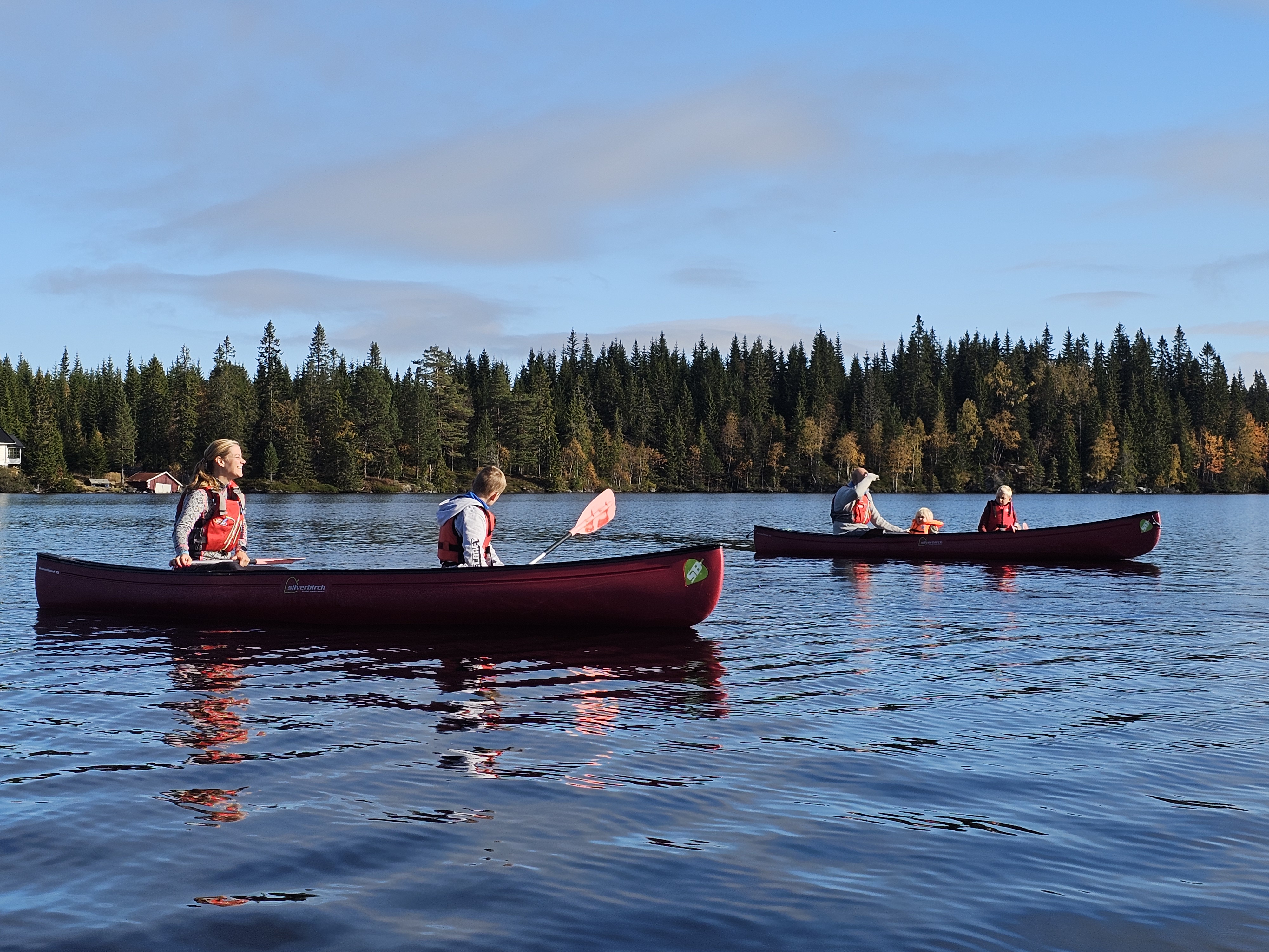 Padling på Steinsfjorden