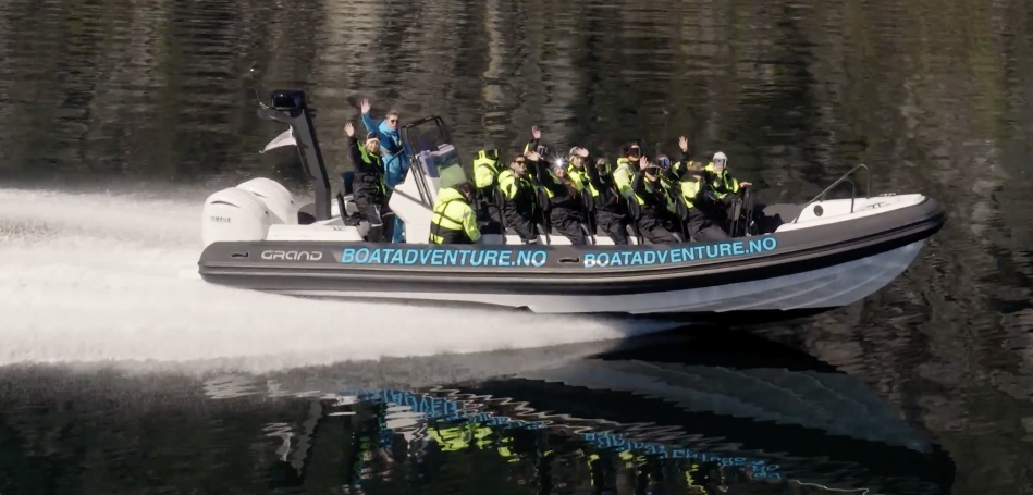 RIB-tur fra Stavanger til Lysefjorden