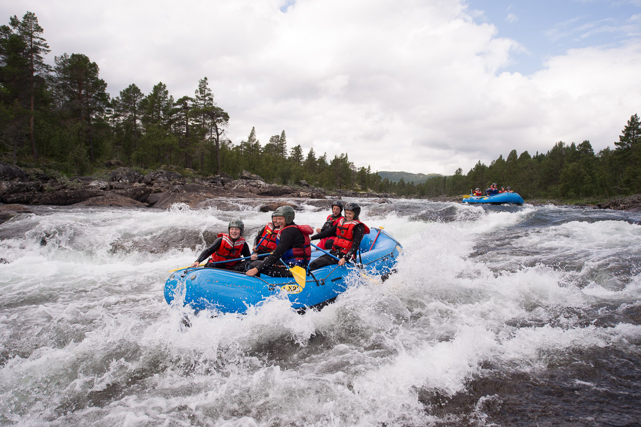 Familie Rafting