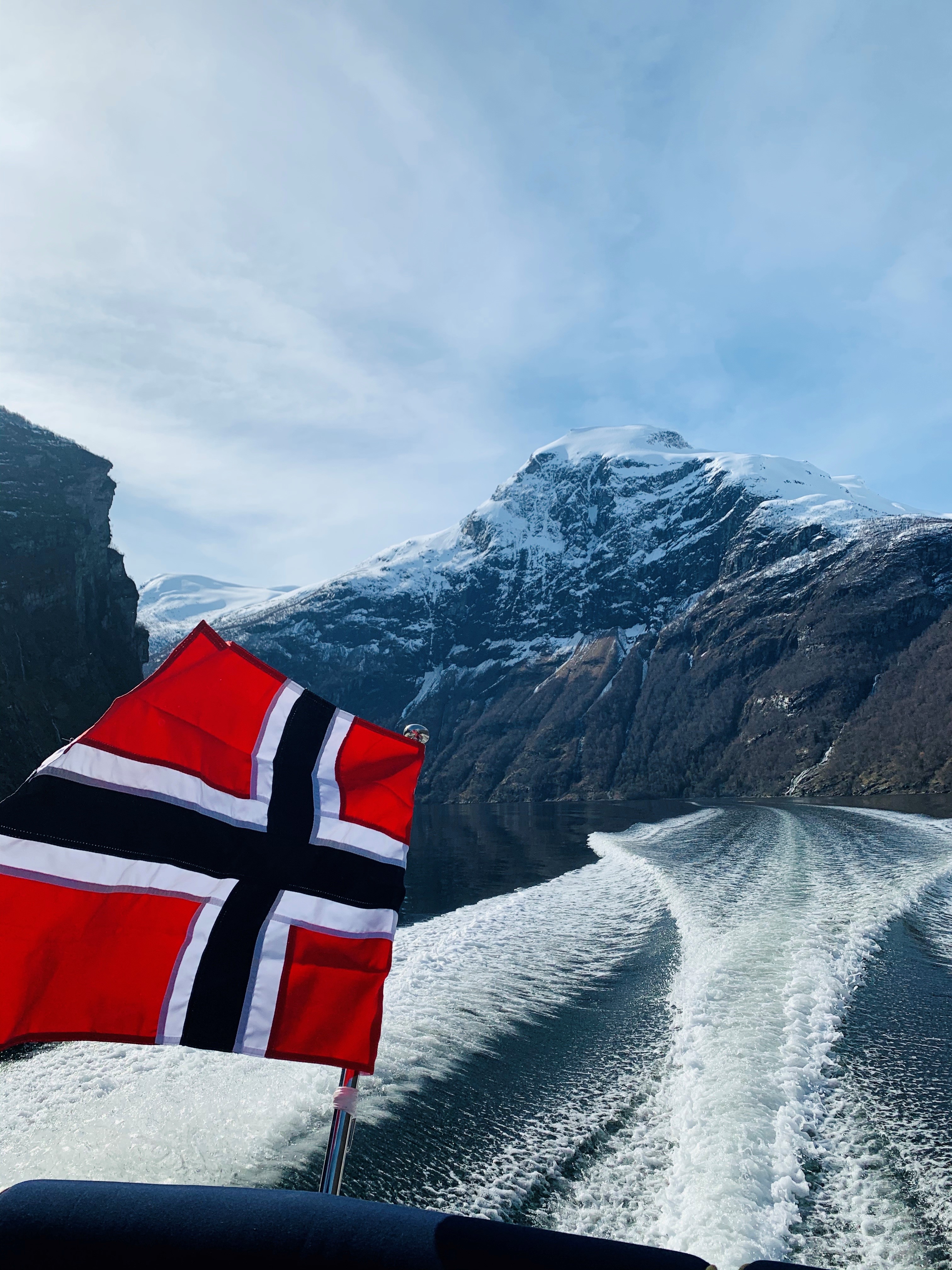 Fjordcruise på Geirangerfjorden