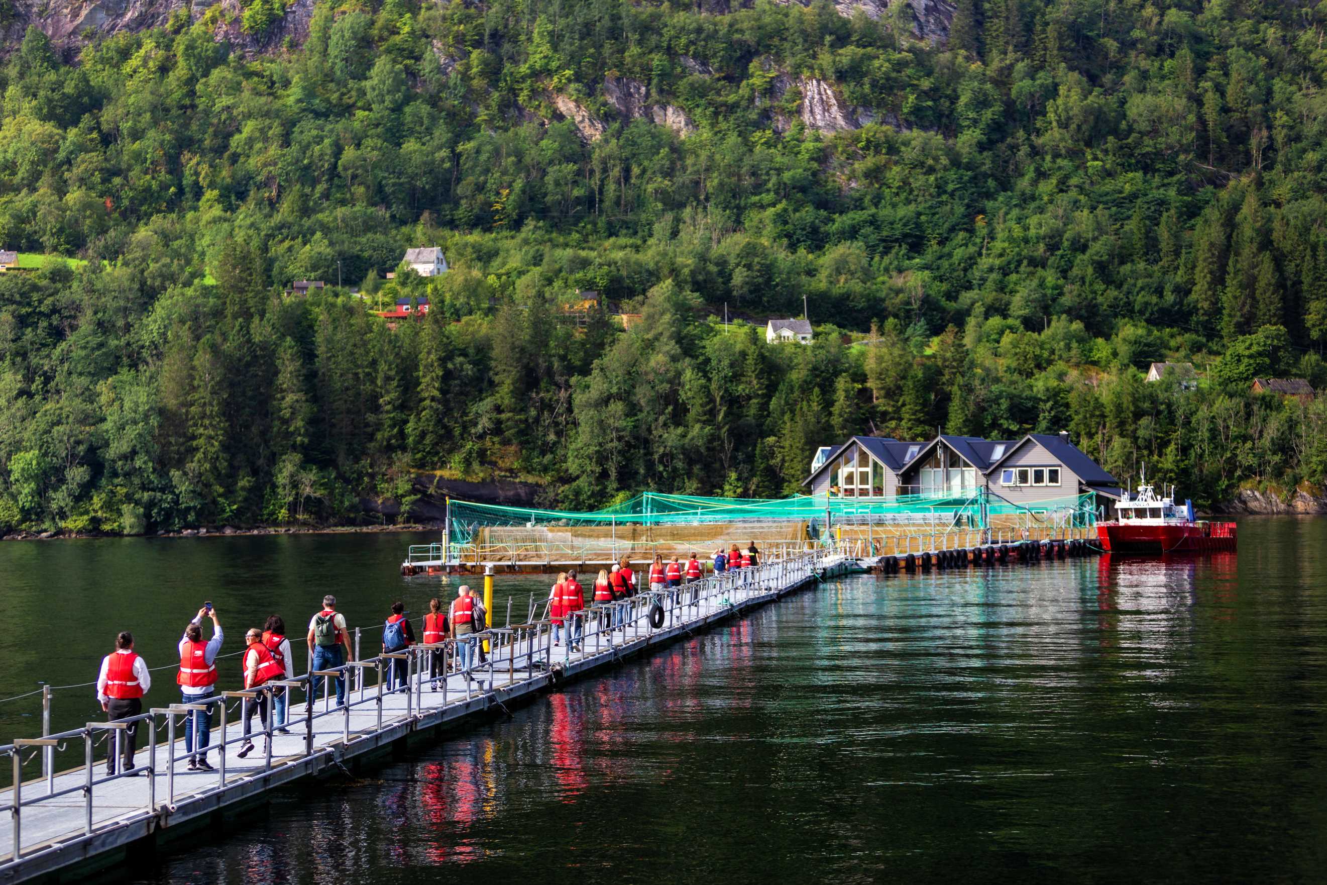 Salmon farm visit (Hardanger)