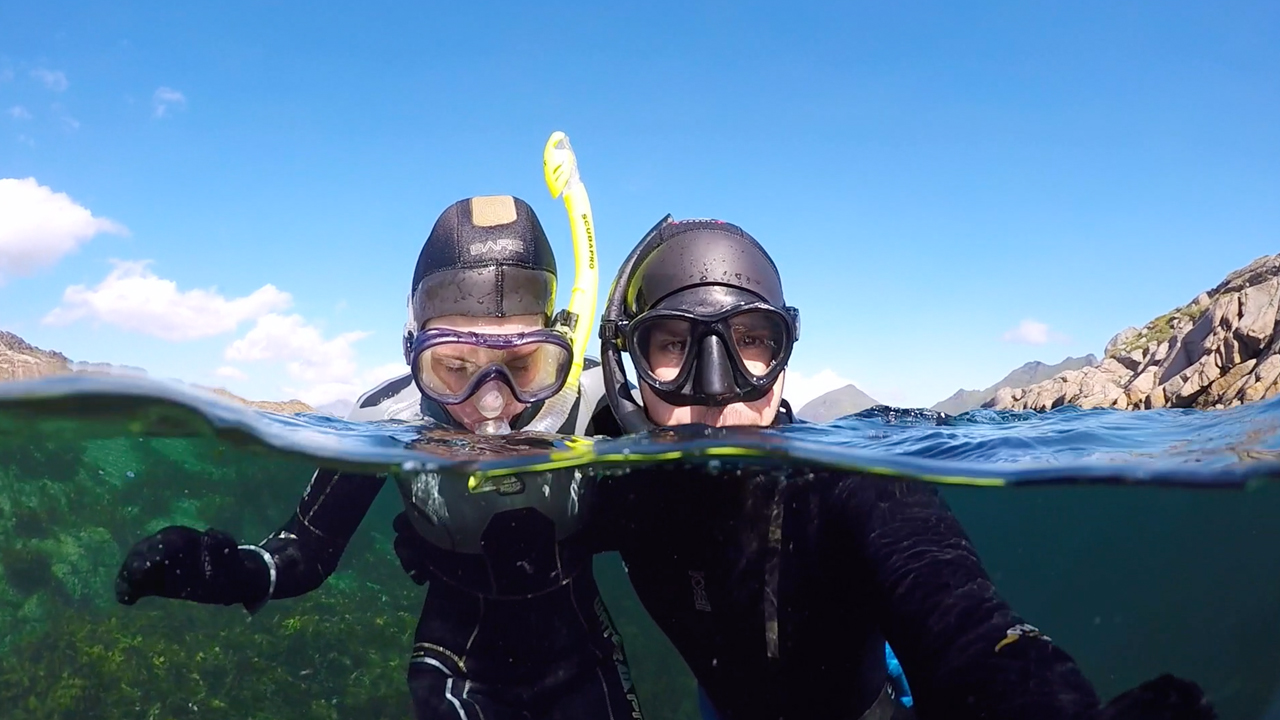 Freediving in Lofoten