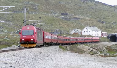 Train: Voss to Bergen