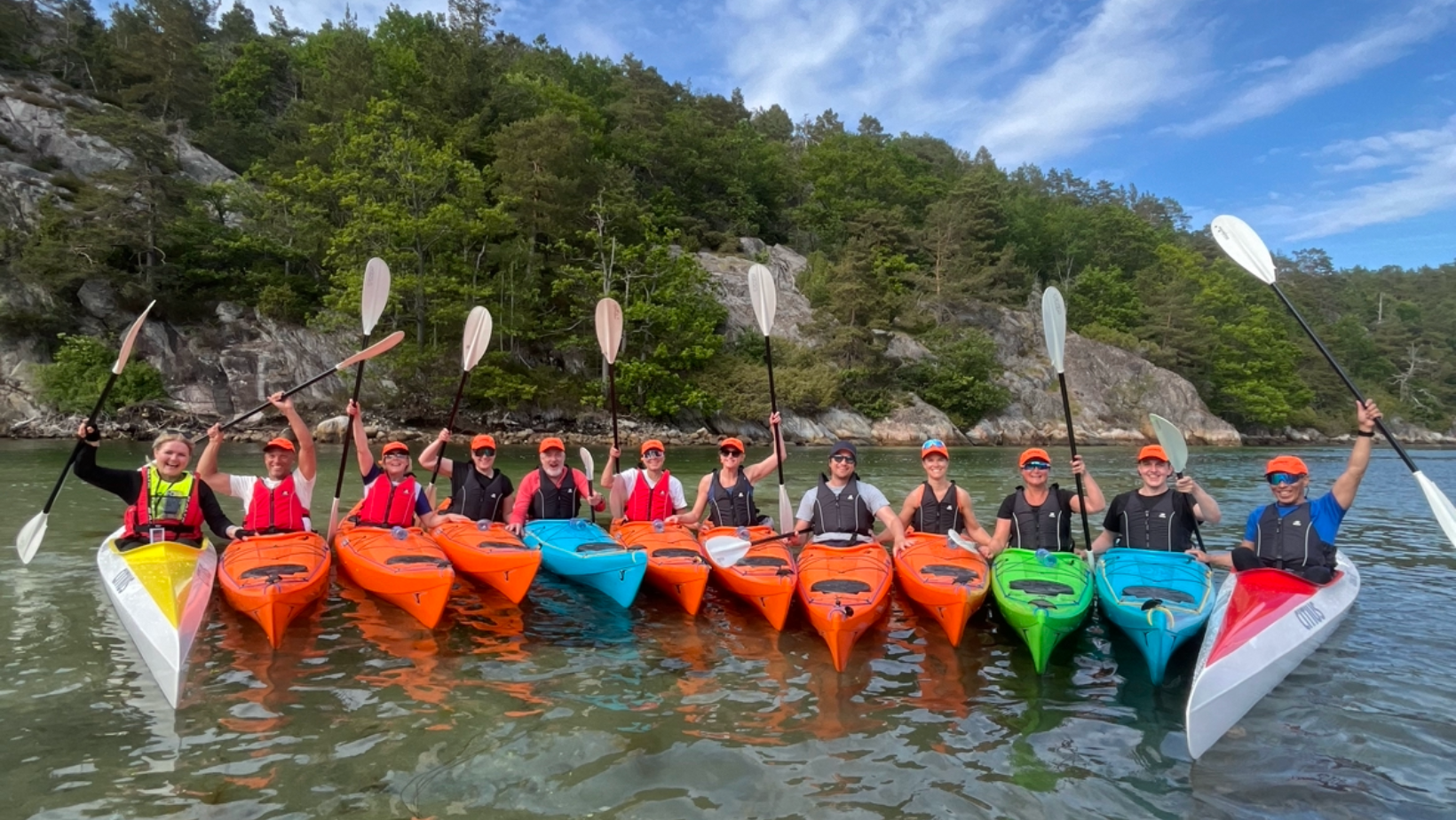 Teambuilding i kajakk