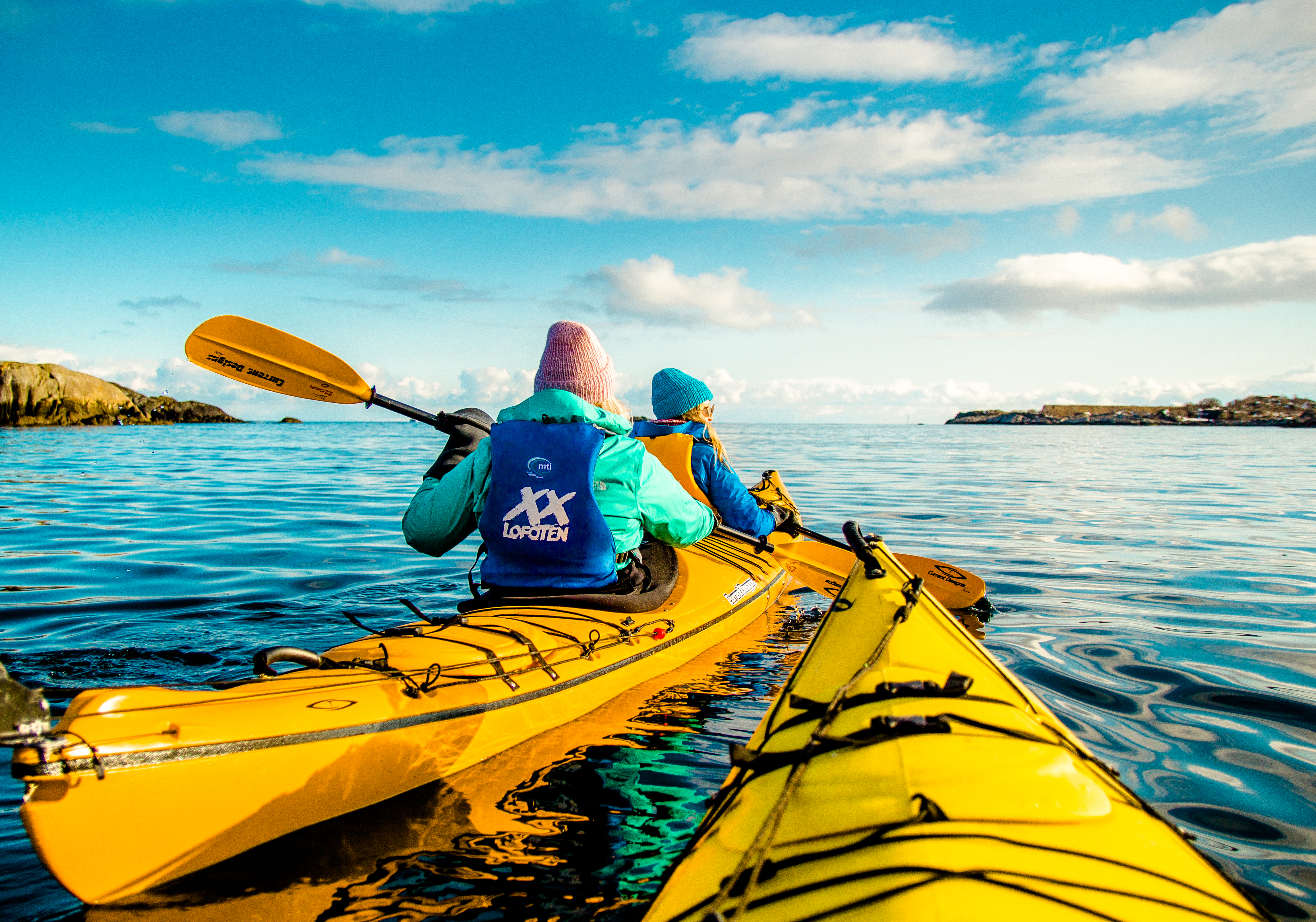 Vinterpadling i Lofoten