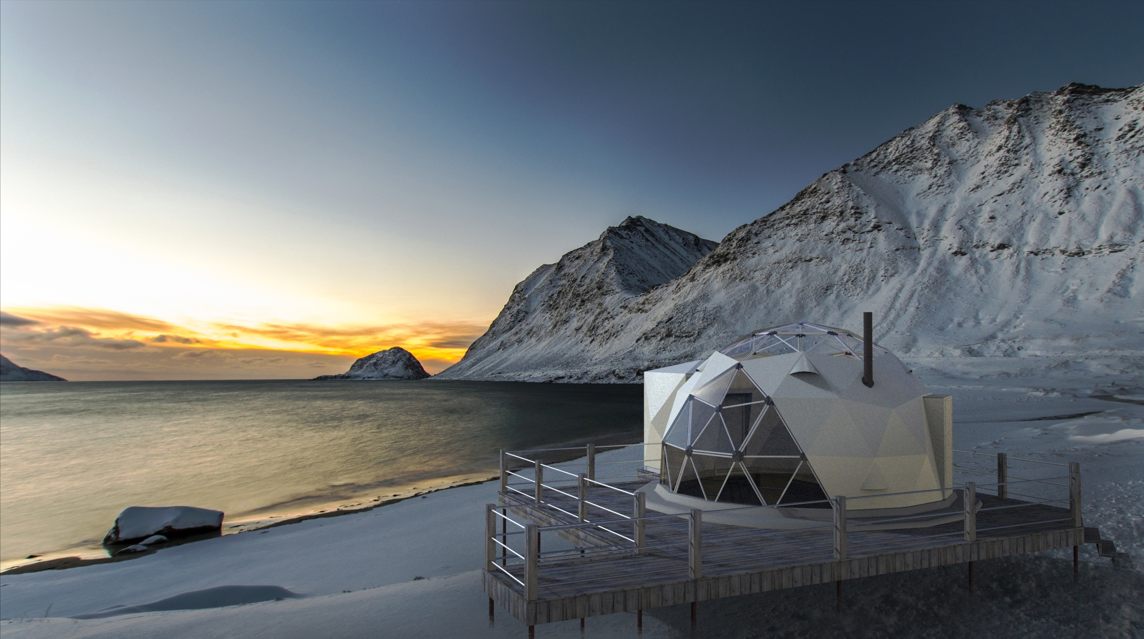 Arctic Dome Iglo i Brenna