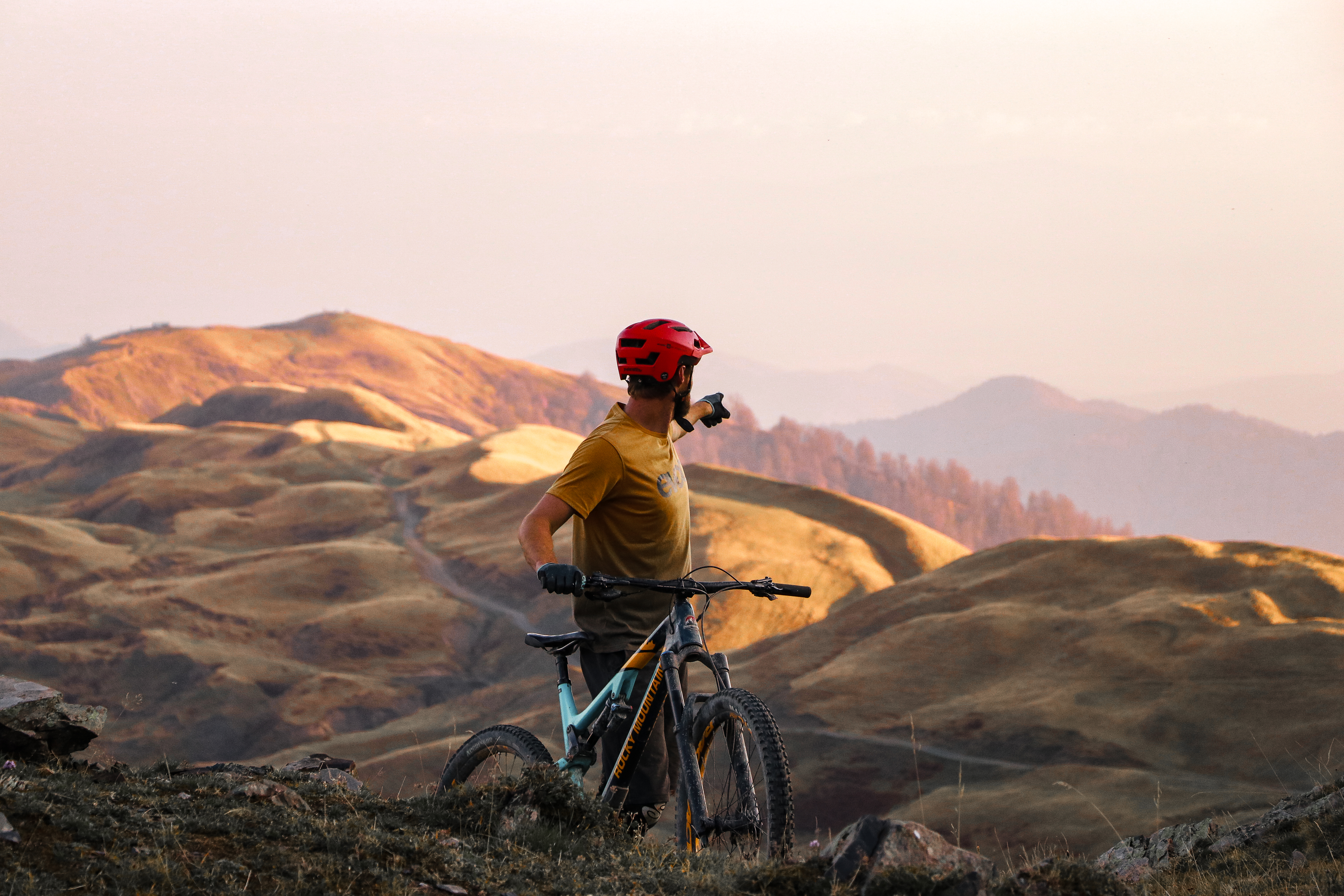 Vin og sykkel i Georgia