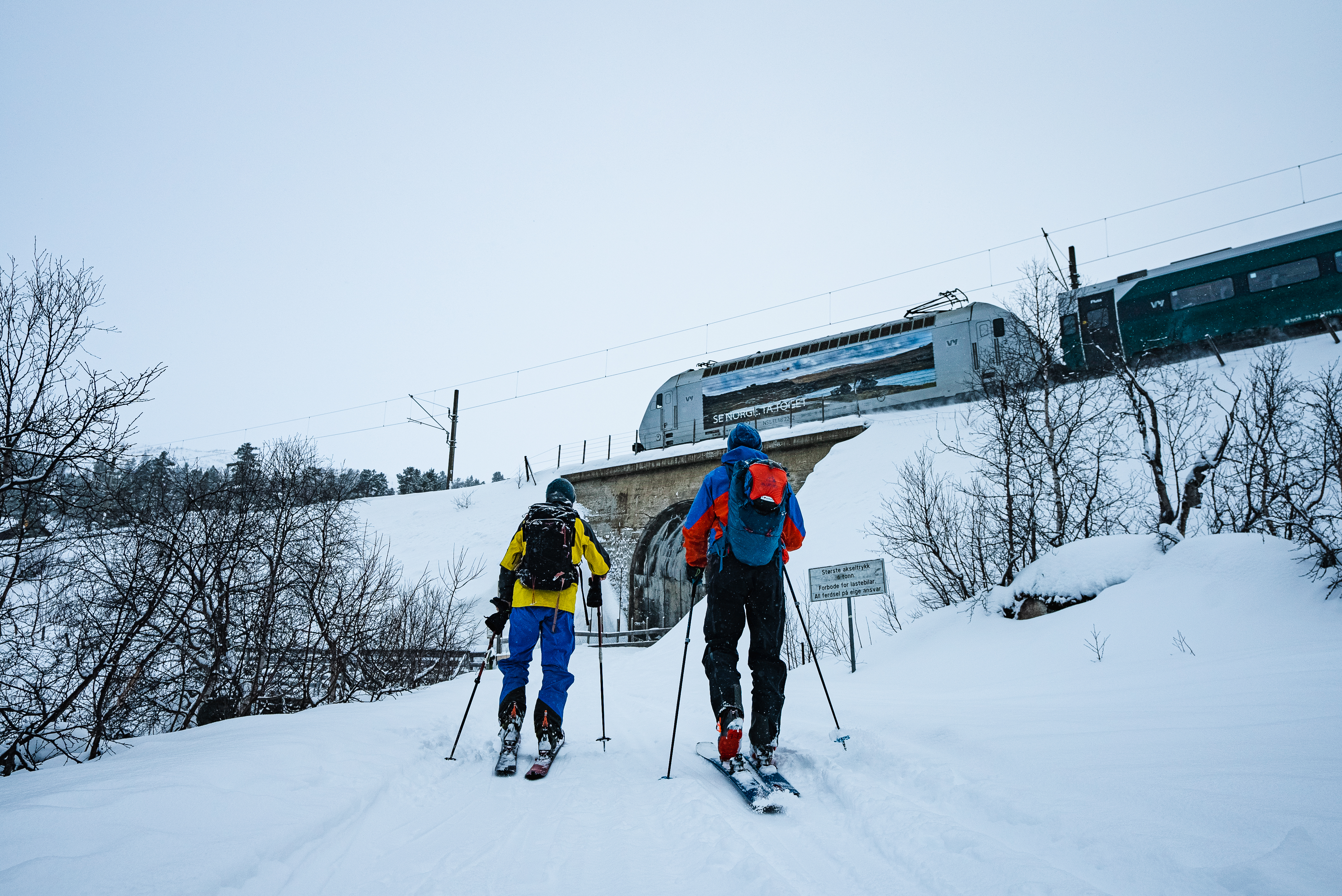 Ski og tog fra fjord til fjell