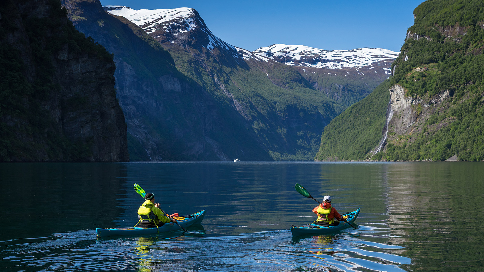 Fjordkajakk i Geiranger