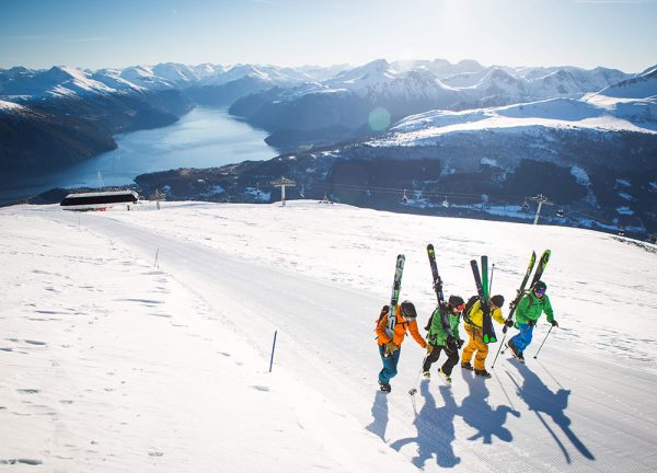 Frikjøring på Strandafjellet skisenter