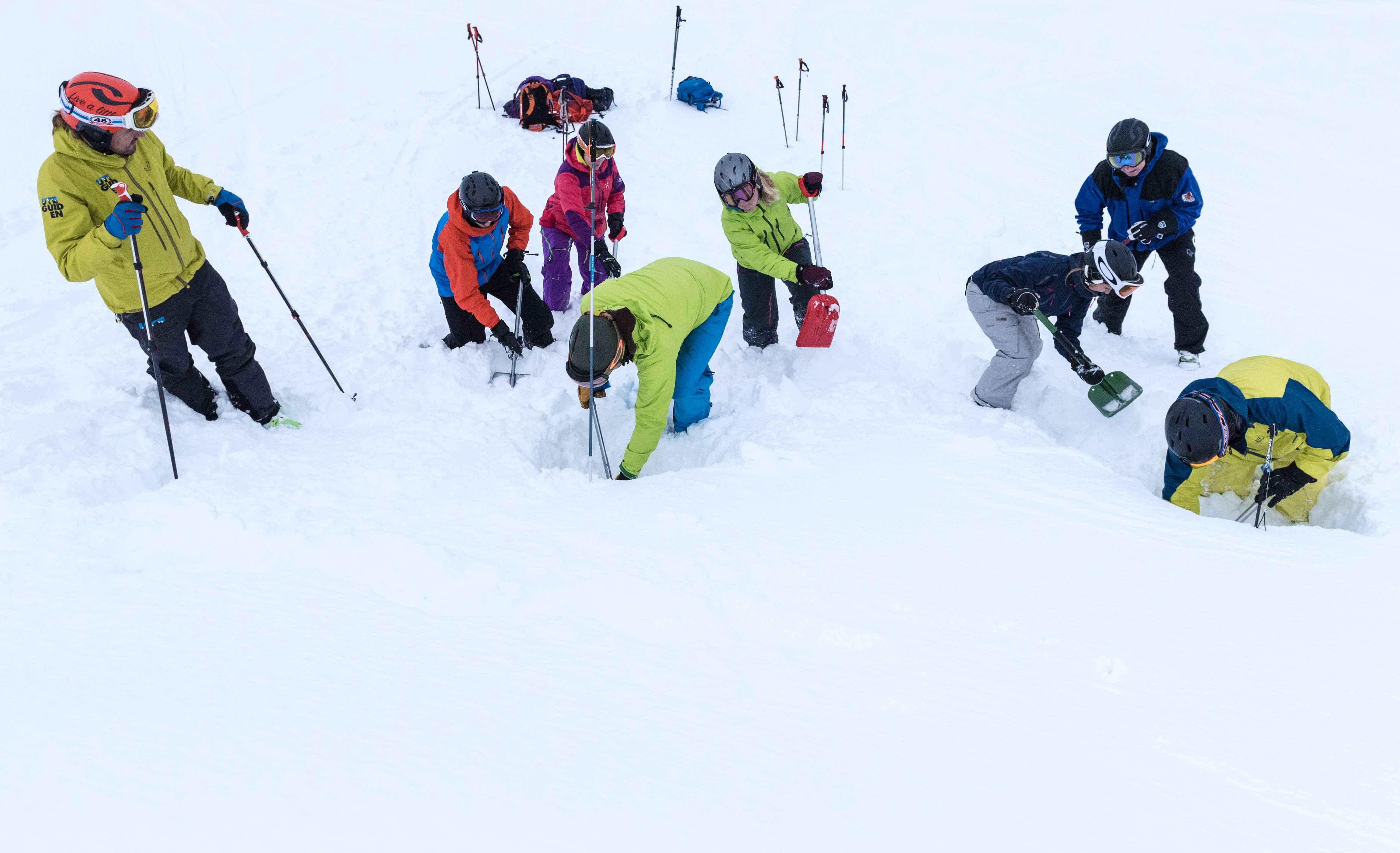 Videregående skredkurs i Hemsedal